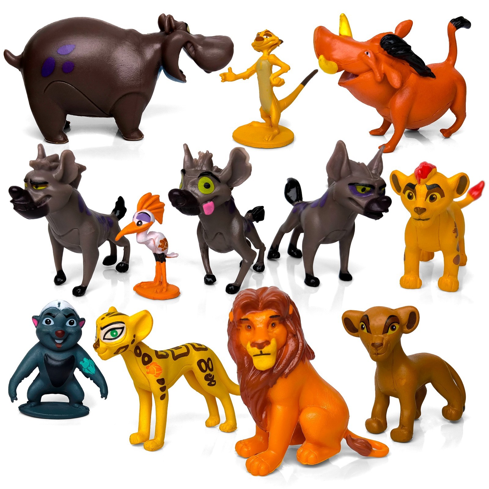 LION KING 12pcs Figures Play Set DISNEY PVC TOY Simba, Mufasa