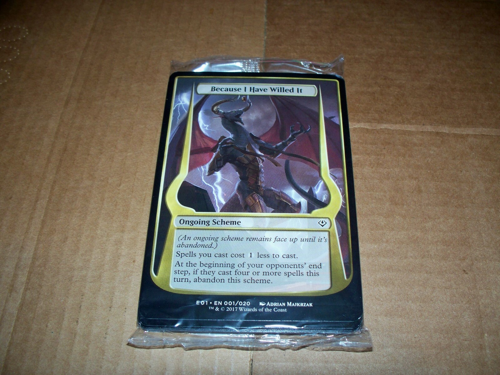 MTG Magic 20 Scheme Card Set Archenemy Nicol Bolas Factory Sealed Brand New