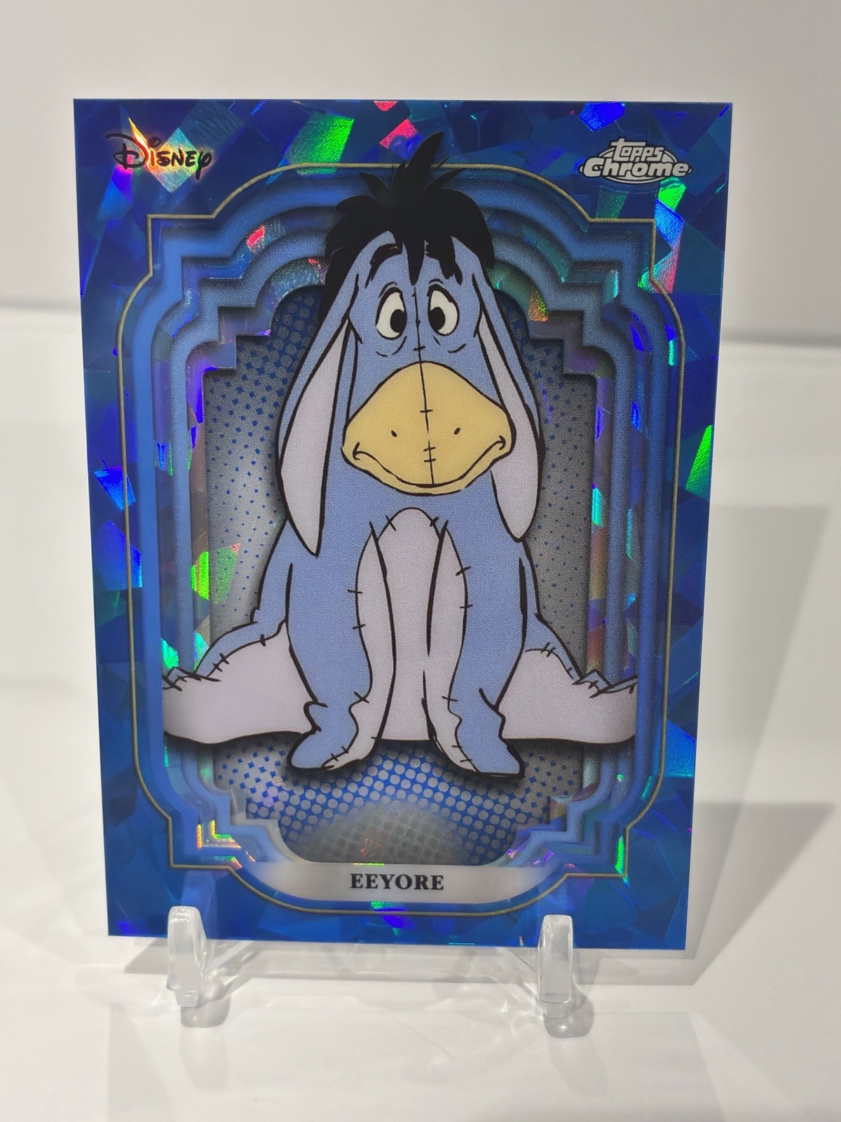 Eeyore 2024 Topps Chrome Disney Sapphire #126 1st Edition SP WINNIE THE POOH