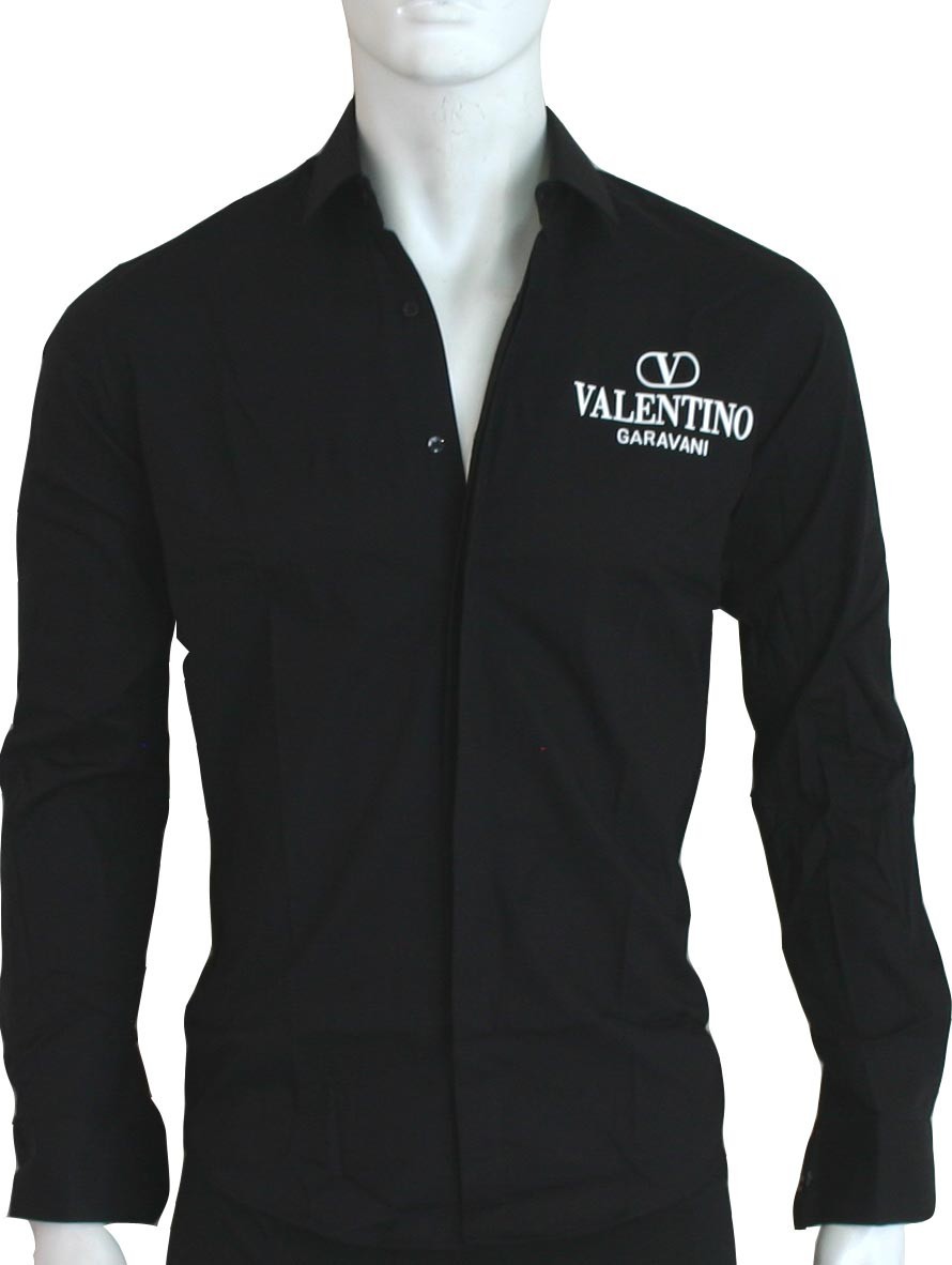 VALENTINO GARAVANI Shirt Men Button Down Long Sleeve Cotton Shirt