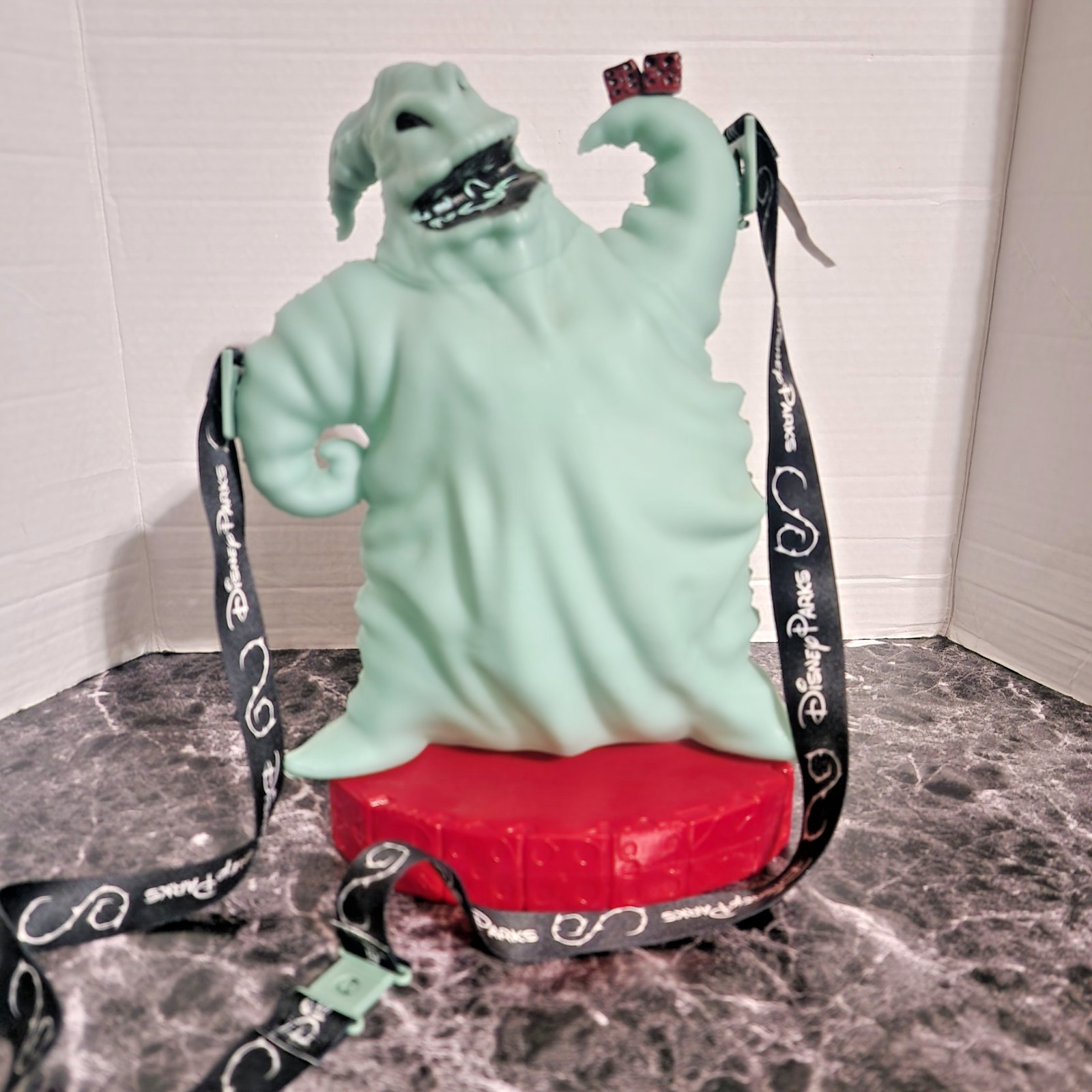 Disney Parks Oogie Boogie Glow In The Dark Popcorn Bucket Disneyland Collectible