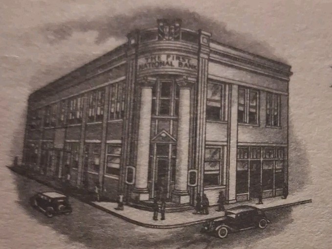  SLING\'S 🪙 Vintage 1952 First National Bank Big Springs TX Check Bank🏦 Art 🎨 