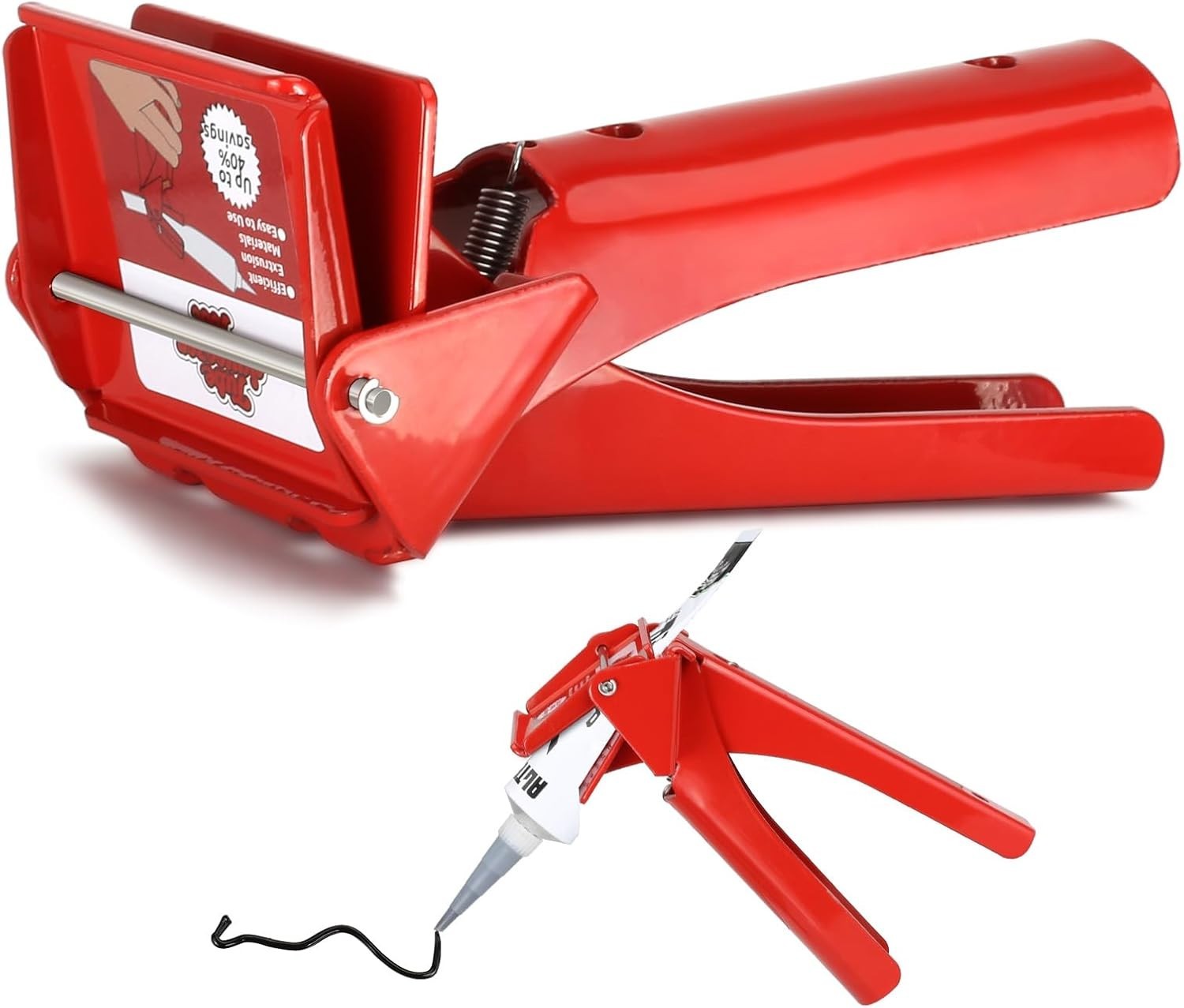 Silicone RTV Tube Dispenser Squeeze Tool 2.5 Inch Industrial Extrusion Tool