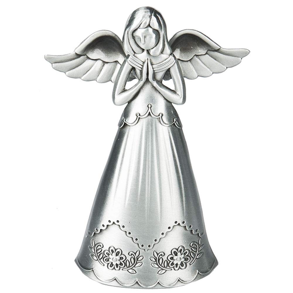 Ganz Silver Angel of Prayer Zinc Figurine 3.6 Inch