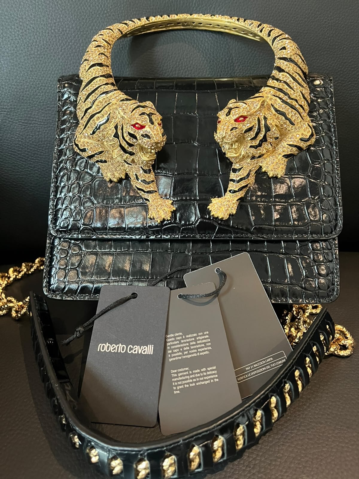 Roberto Cavalli Large Handbag
