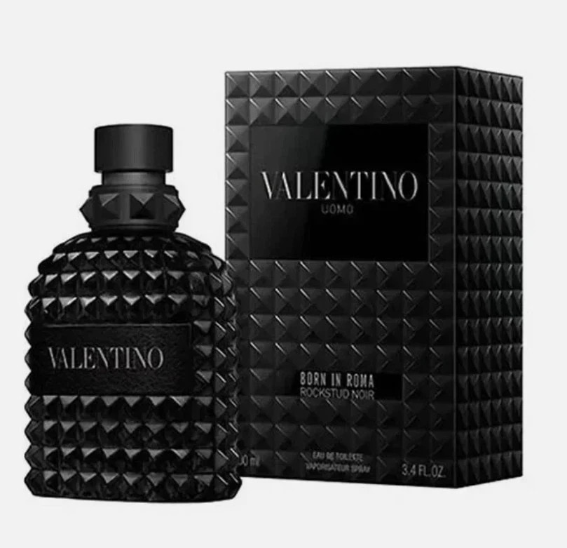 Valentino Uomo Born In Roma Rockstud Noir EDT 3.4oz 100ml Men’s Cologne New