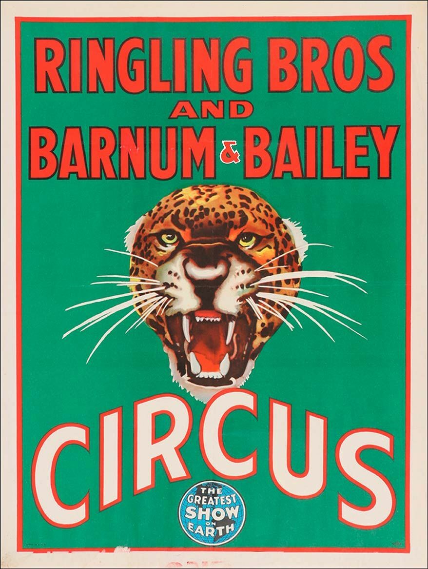 RINGLING BROTHERS BARNUM & BAILEY LEOPARD 16