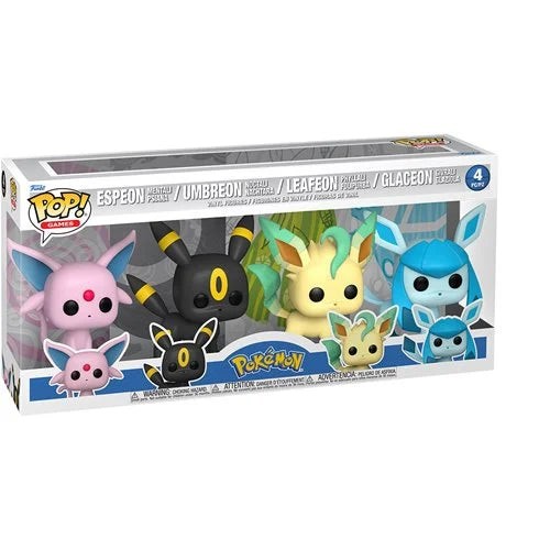 Pokemon Eevee Evolutions Funko Pop Vinyl Figure 4-Pack
