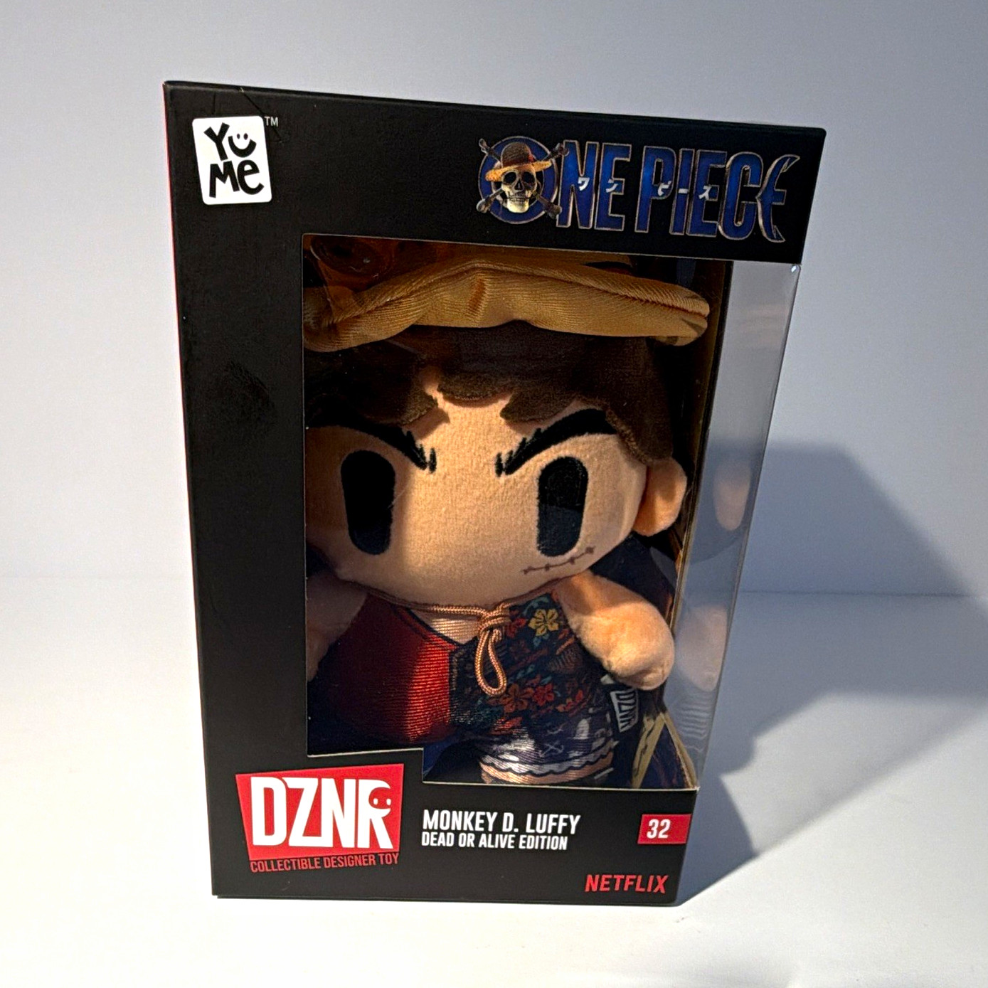 YuMe DZNR One Piece Monkey D. Luffy Dead or Alive Edition Netflix Box #32