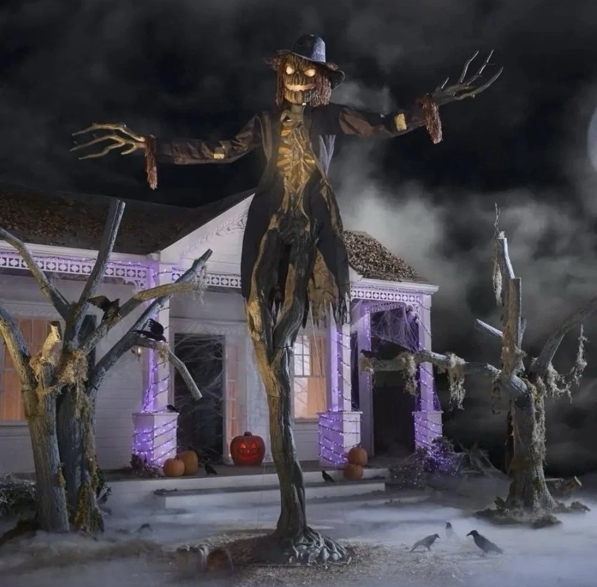 Home Accents Holiday 15 ft. Gruesome Grounds Giant-Sized Animated LED Worricrow
