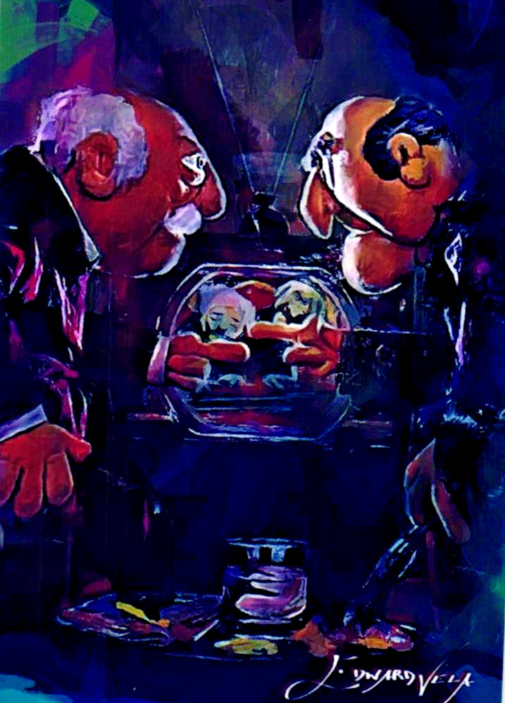 Statler and Waldorf Authentic Artist Signed Limited Edition Print Card 38 of 50