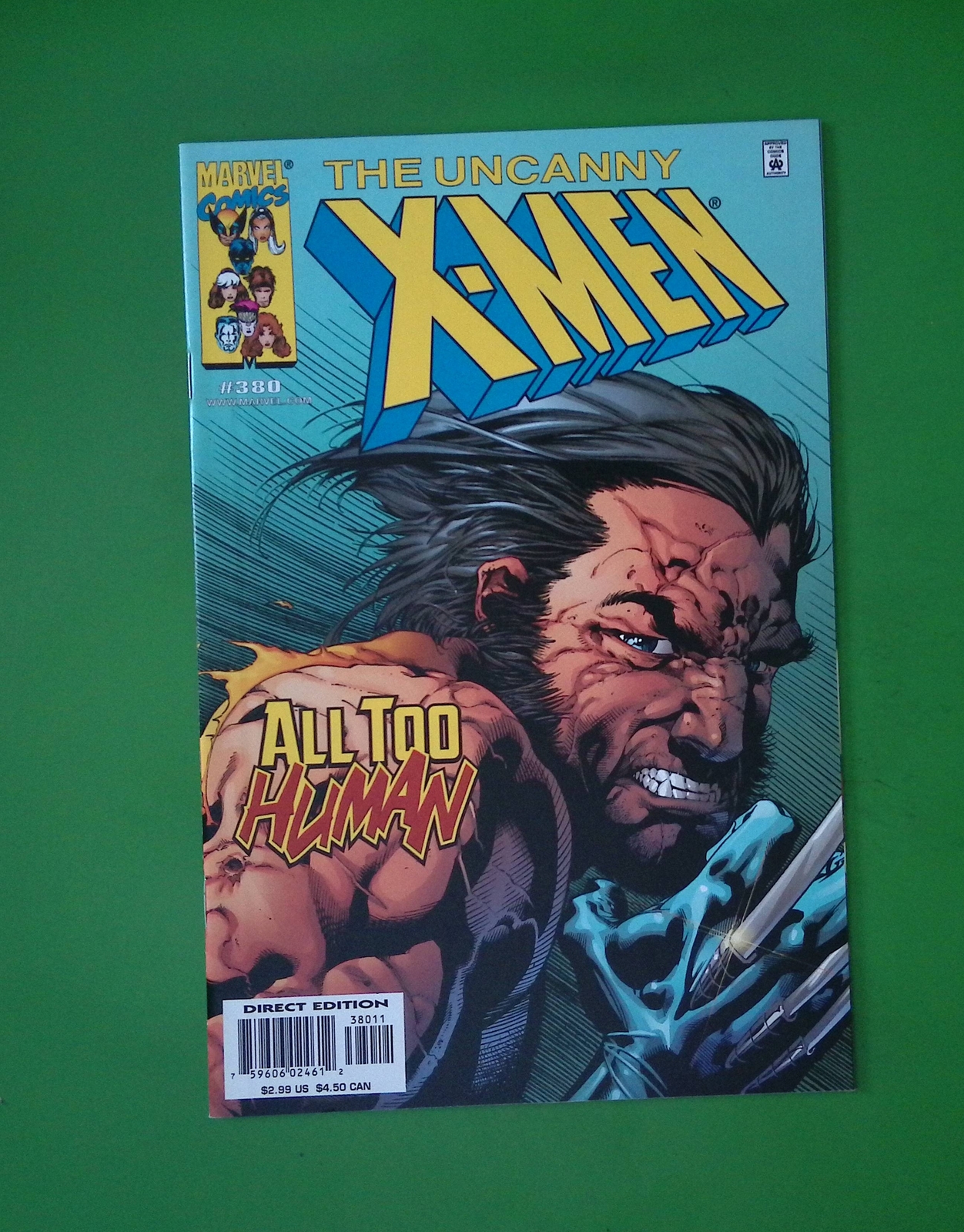 Uncanny X-Men #380 Vol. 1 2000 Marvel Comics Mid Grade Comic Book H89-124