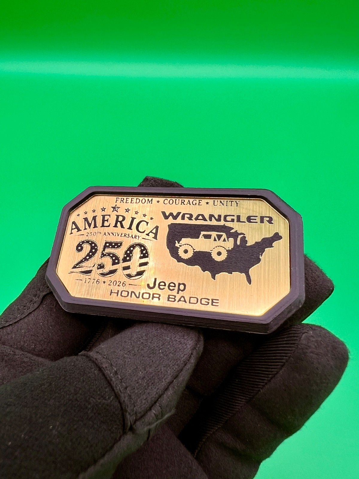 250 Years of America Gold Edition - Trail Badge for Jeep