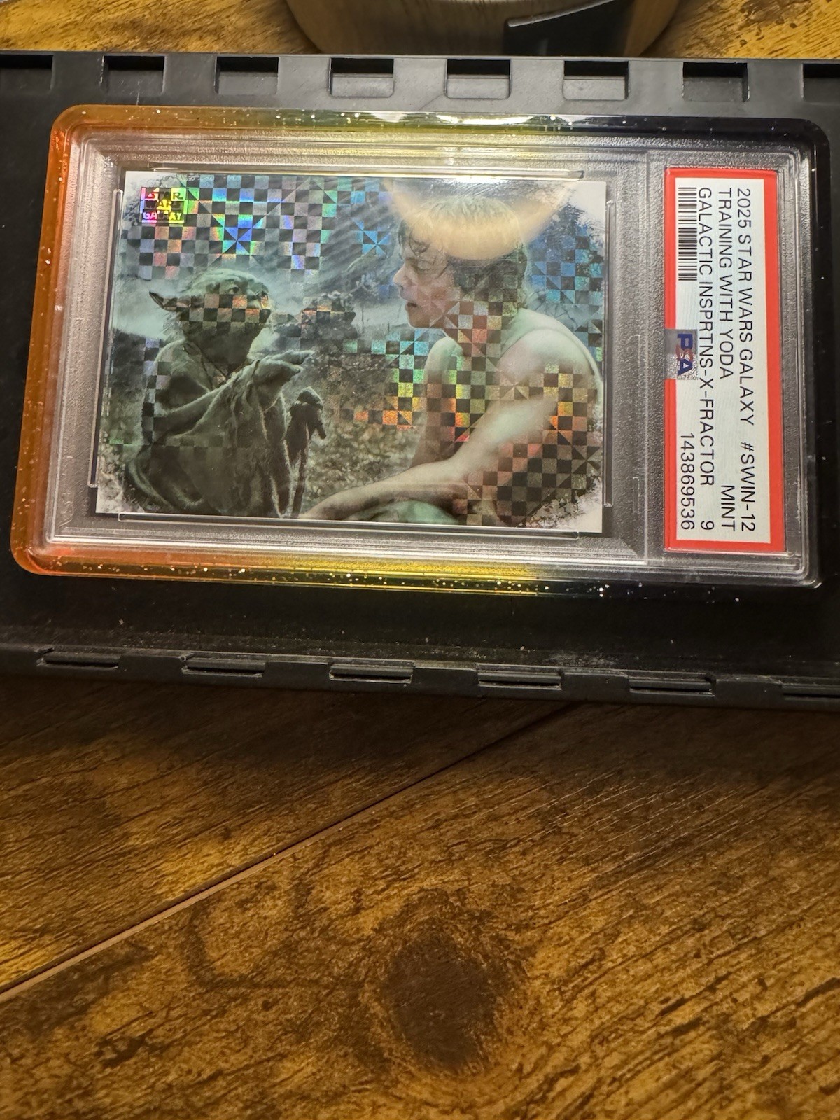 2025 Topps Star Wars Galaxy Training With Yoda X-FRACTOR  1/10