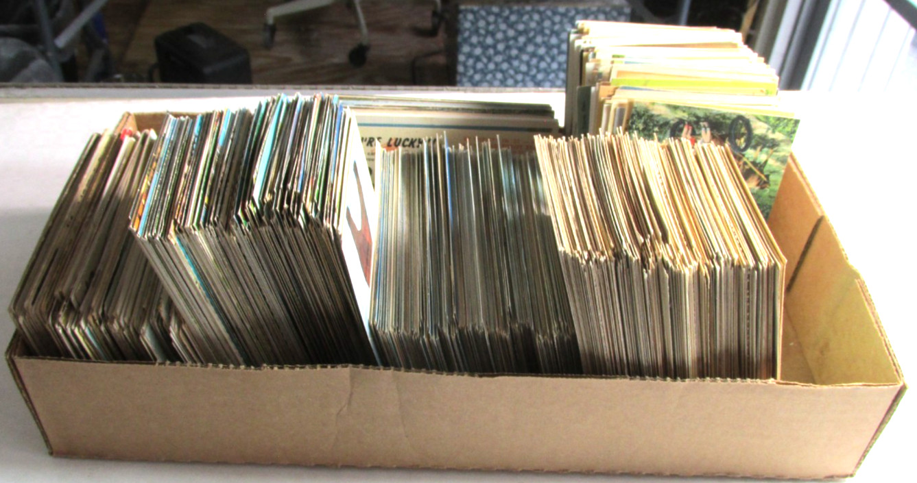 1000 Vintage POSTCARDS LOT 200 Divided Back White Boarder 400 Linen 400 Chrome E
