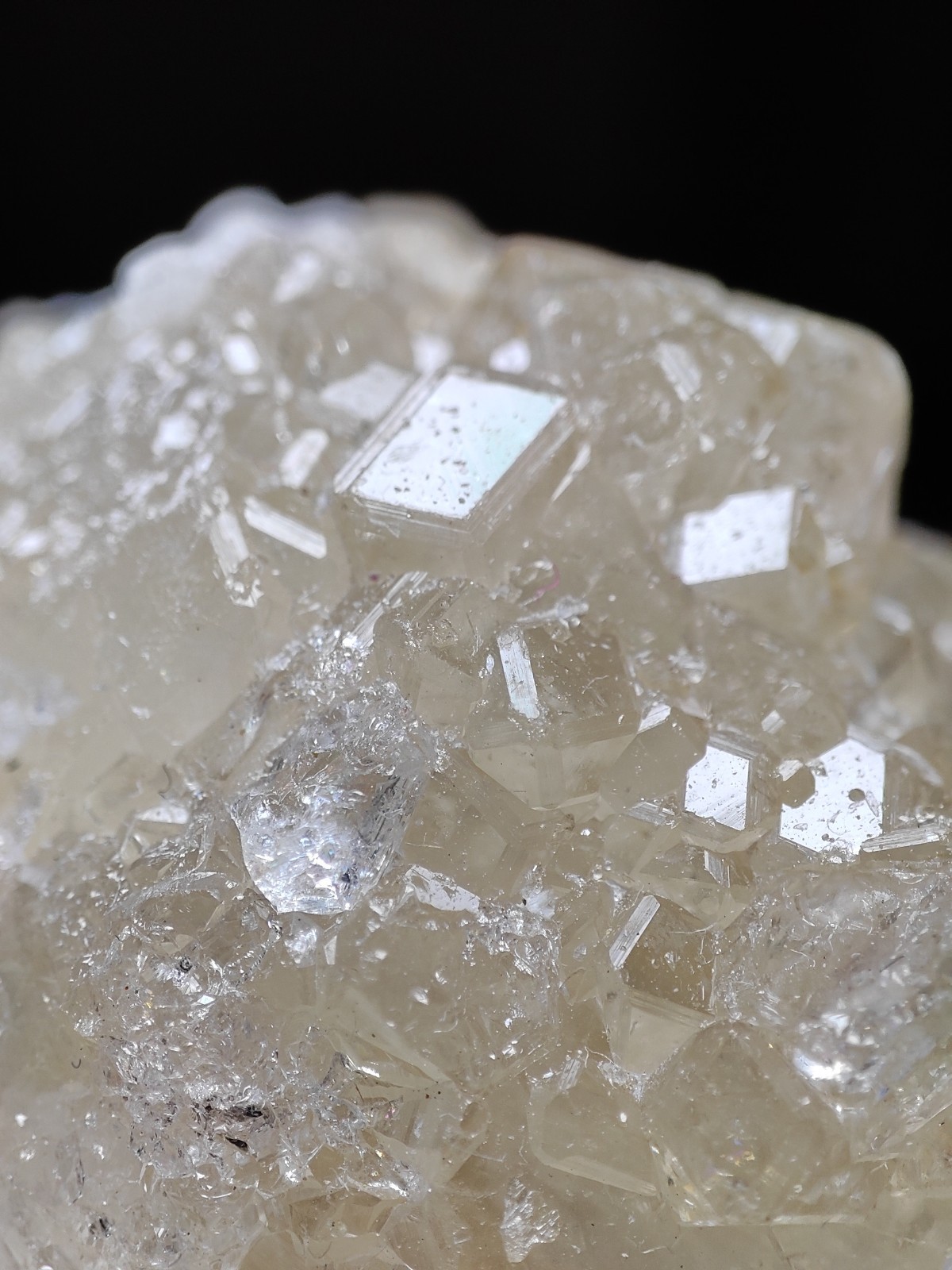Rare Leuco Garnet Aka White Grossular Crystals On Matrix Having Nice Termination