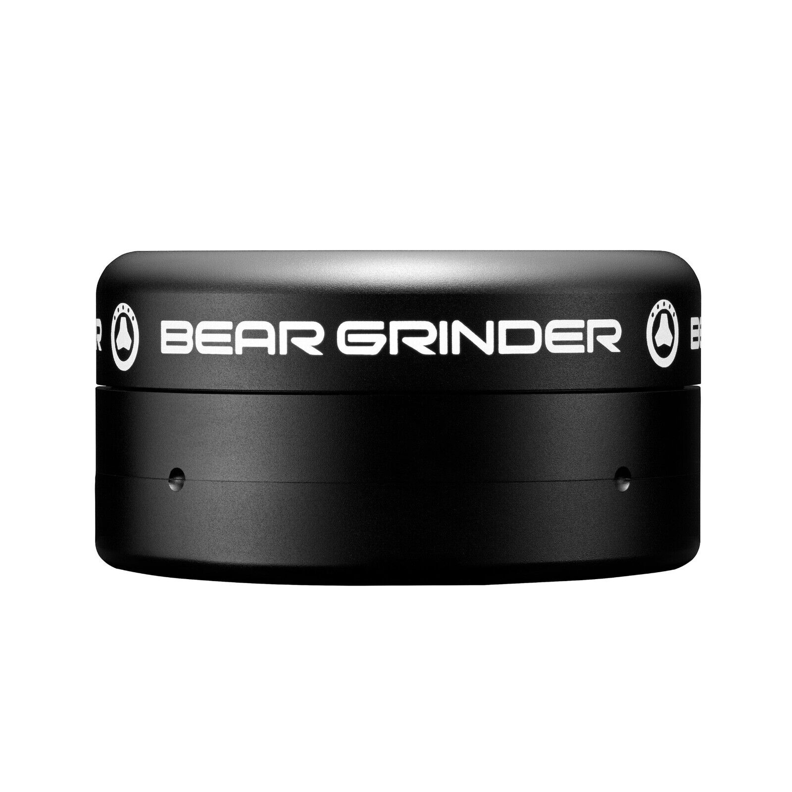Tobacco / Herb Grinder 3-Piece by Bear Luxury Completely Frictionless Black NEW