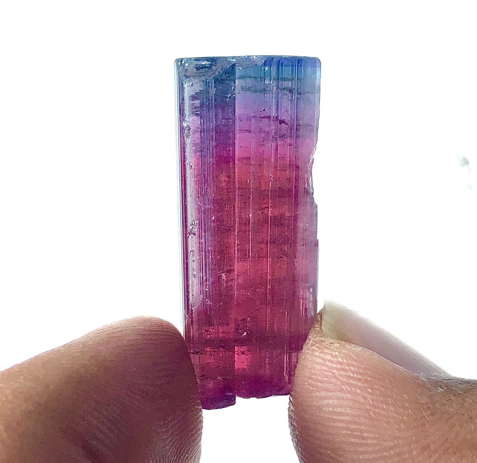 Wow beautiful an amazing Bluecap purpel rubilite tourmaline crystal from afg