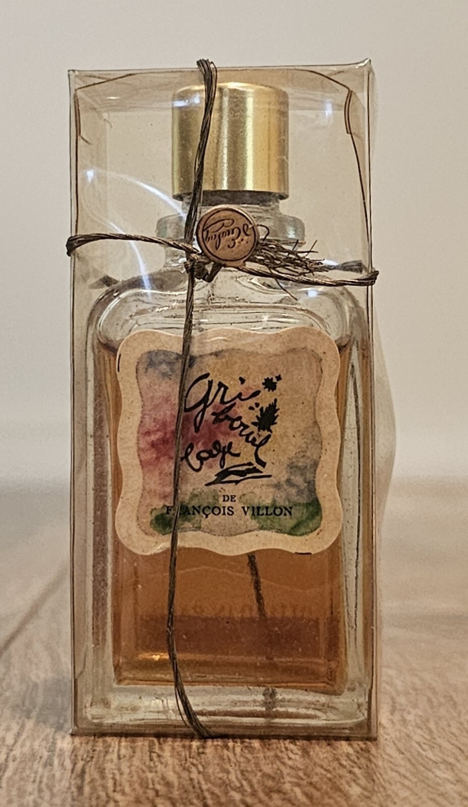 Vintage Francois Villon Gribouillage Perfume 1950 Paris France NOS Rare Item