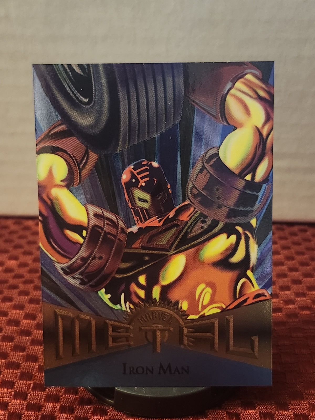 1995 Fleer Marvel Metal Iron Man #23