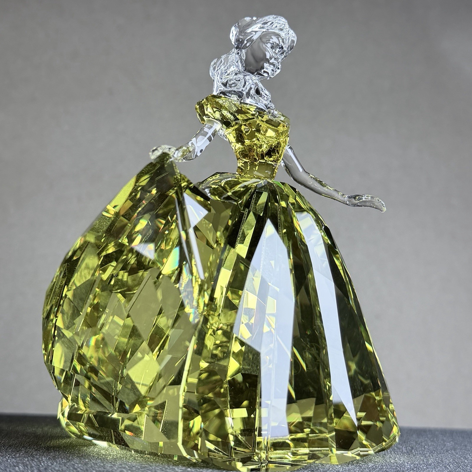 Swarovski Crystal Disney Beauty & the Beast BELLE Figurine 2017 Limited Ed wbox