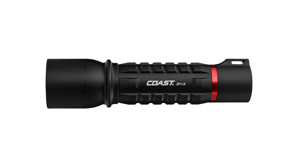 Coast XP11R 3000 Lumen Pro Series Hand Held Dual Power Flashlight, 30322