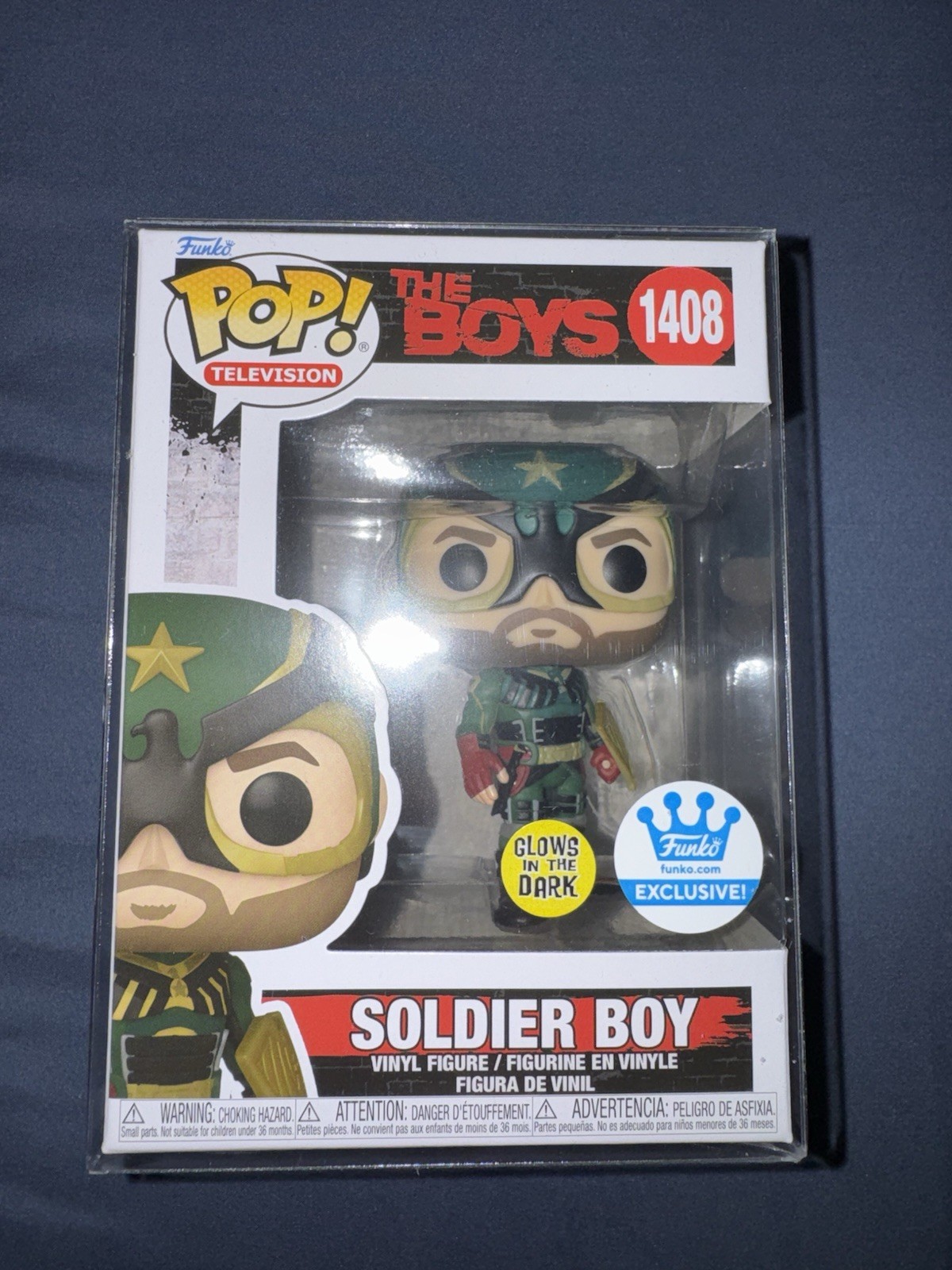 Funko Pop Vinyl: Soldier Boy (Glow) - Funko (Exclusive) #1408