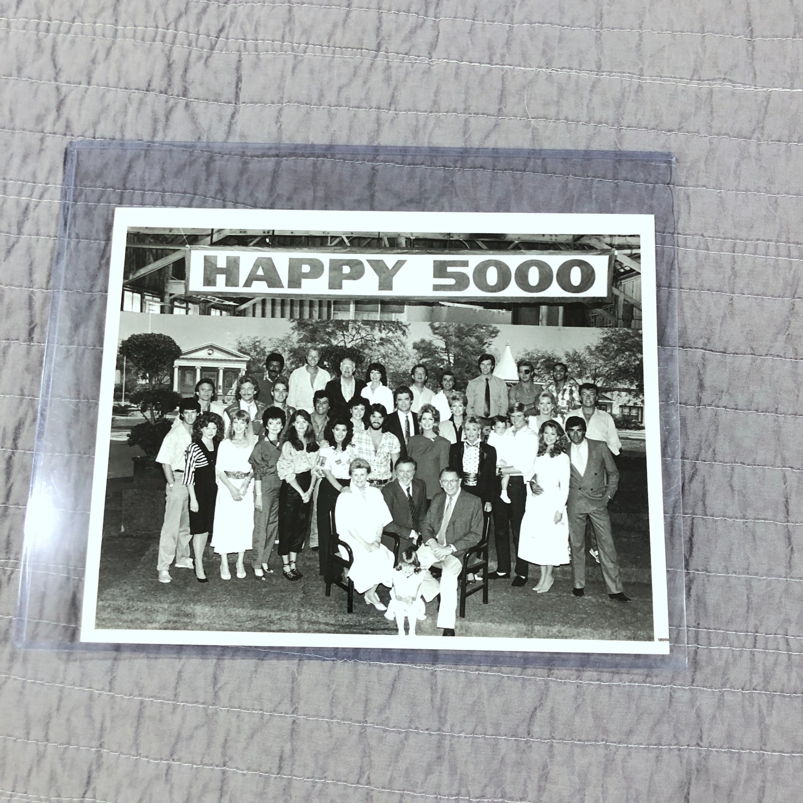 Days of Our Lives Vintage 7X9 Original Photo NBC TV Cast 5000th Episode 1985