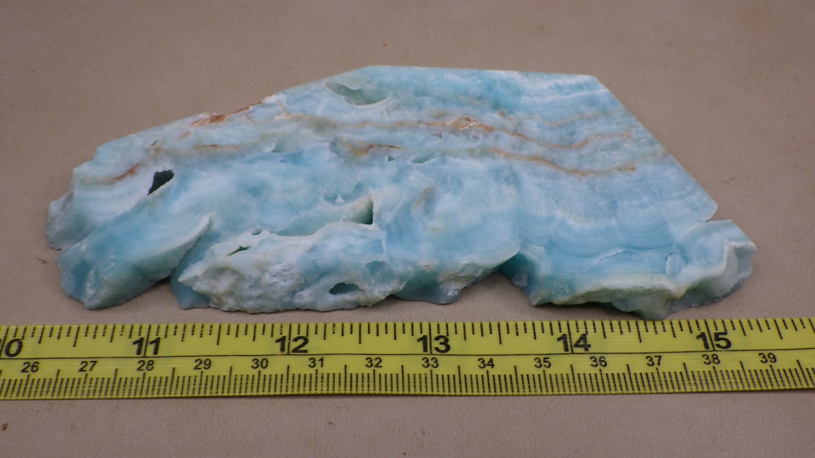 Gorgeous Larimar Crystal Slab 
