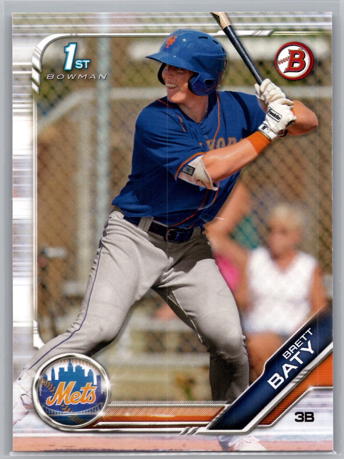 2019 Bowman Draft First Brett Baty #BD-39 New York Mets