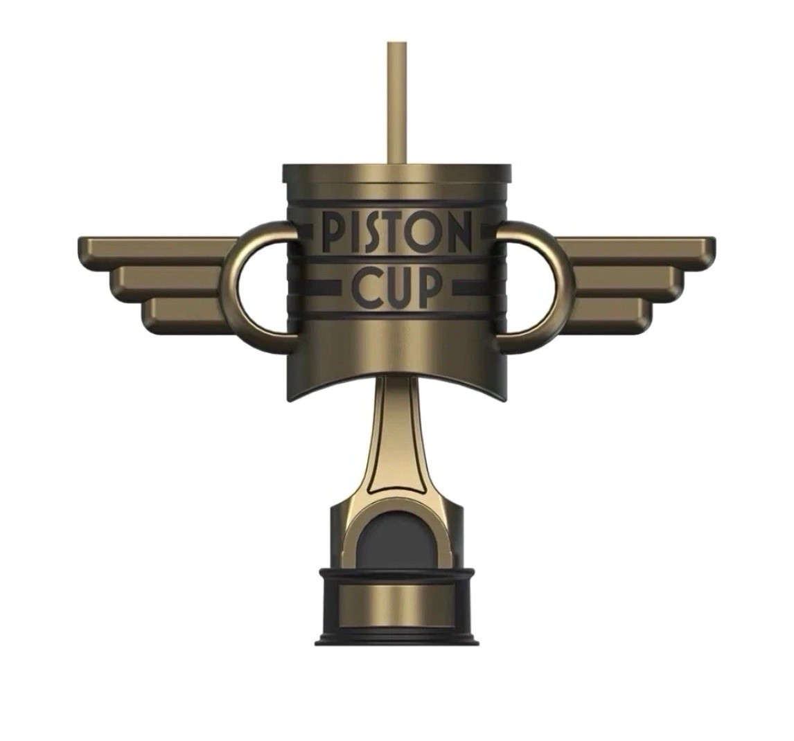 Disney Pixar Cars Movie Piston Cup Trophy Collectible Figurine Disney Pixar Cars Movie Piston Cup Trophy Collectible Figurine