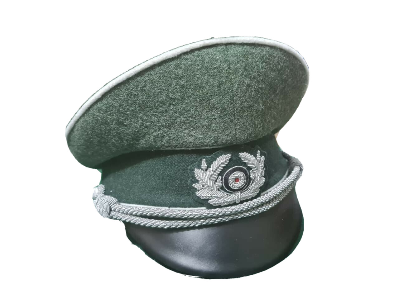WW2-WWII GERMAN HATS-OFFICER-WOOL-CAP-WITH-CHIN  All Sizes 