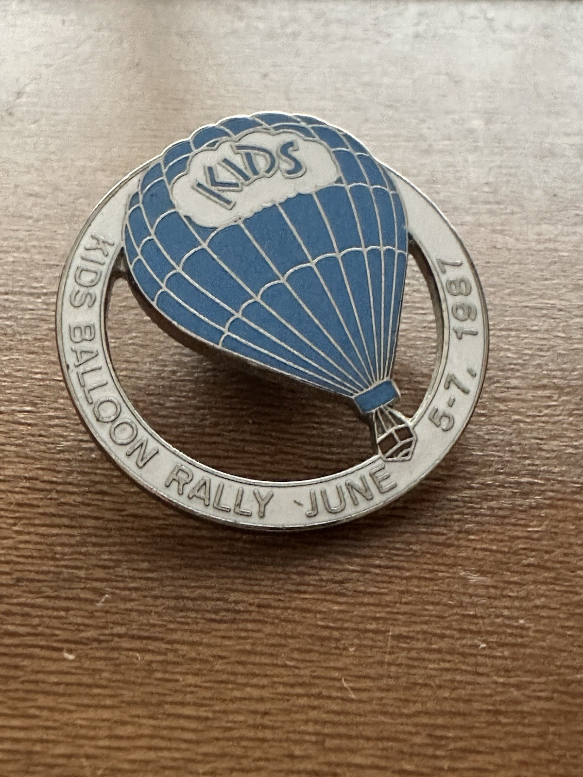 Vintage Kid’s Balloon Rally June 5 -7 1987 Enamel Pin