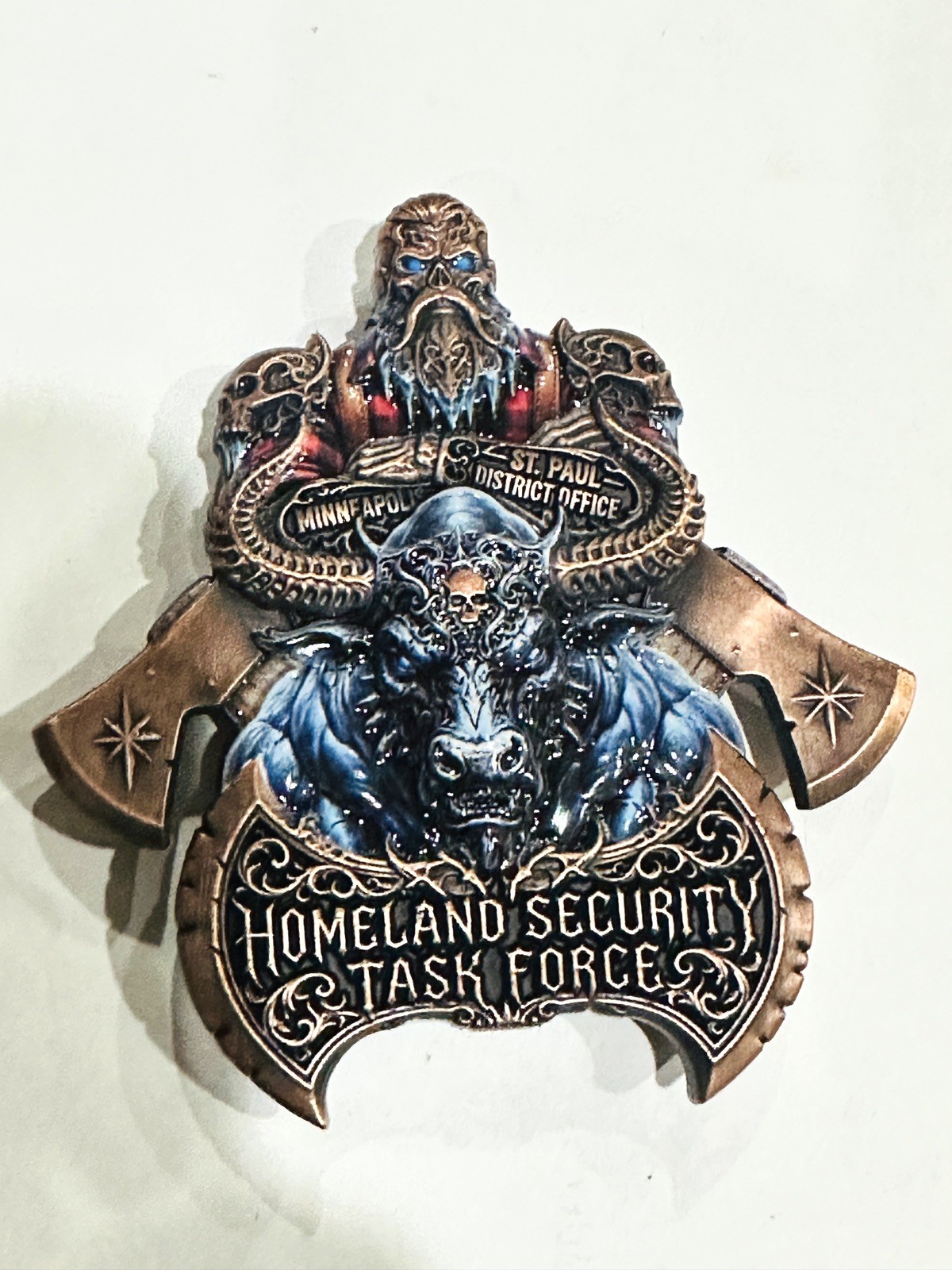 RARE Delta Design Drug Enforcement DEA Task Force Challenge Coin
