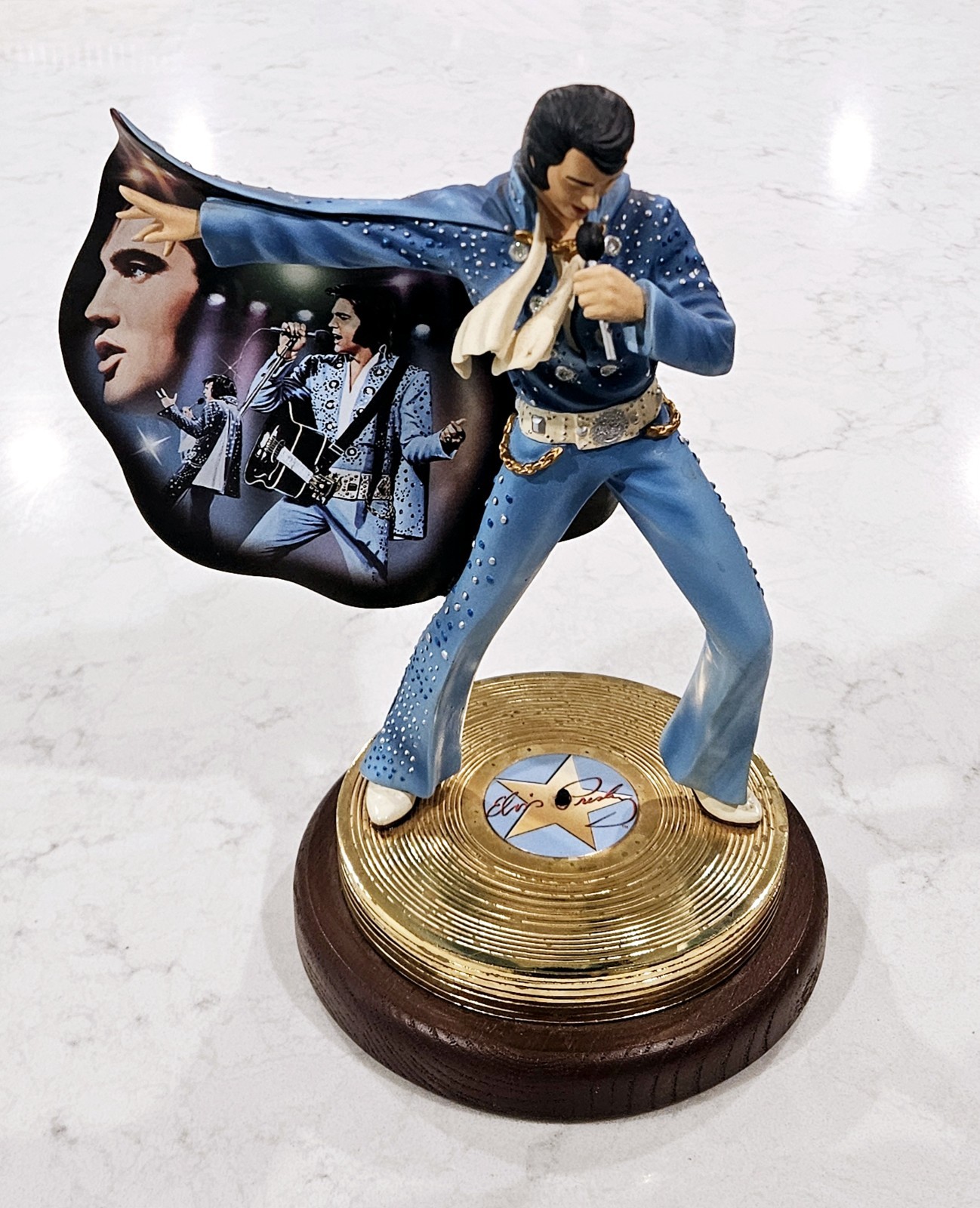 Bradford Exchange Limited Edition Elvis Presley Legendary Performer Music Box