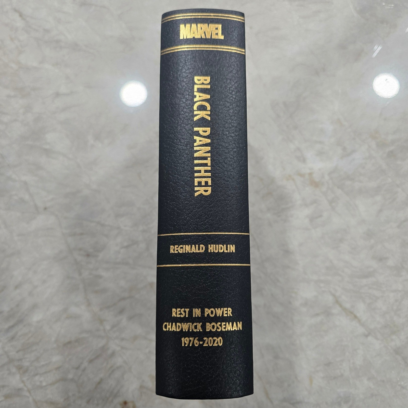 Marvel Black Panther Custom Bound Graphic Novel Chadwick Boseman Tribute Book