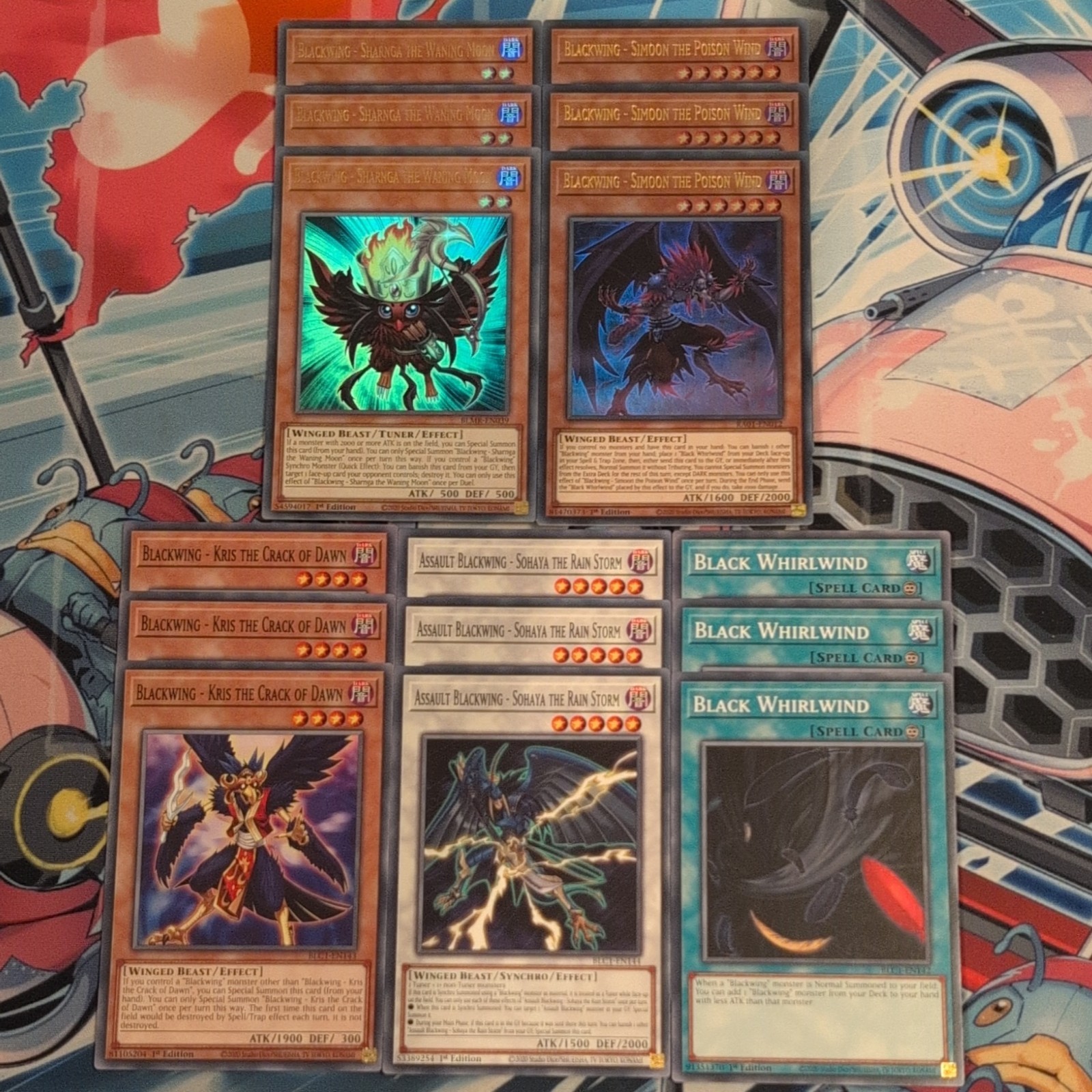 15cd Blackwing bundle w/ Sharnga & Simoon Ultra RA01/BLMR + BLC1 Cmn Core Mint