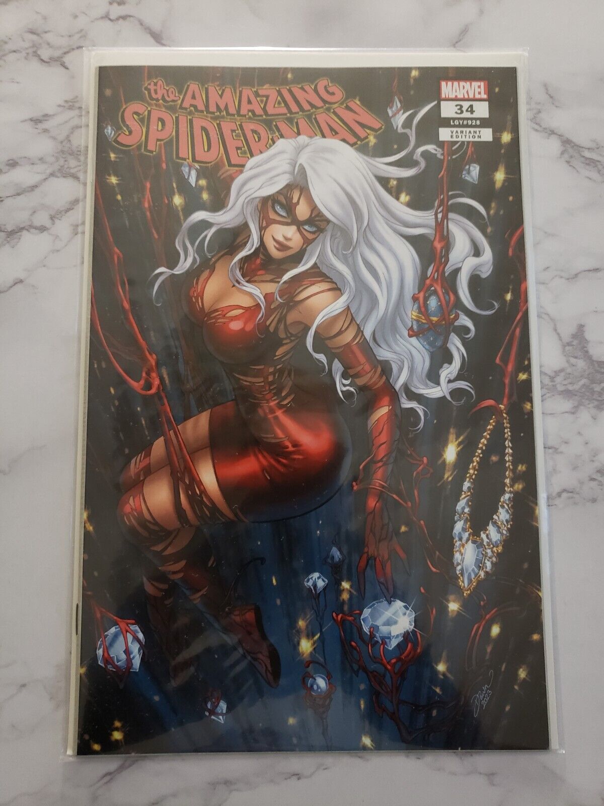 The Amazing Spider-Man #34 Dawn McTeigue Trade Dress Cover (A) Marvel Comics