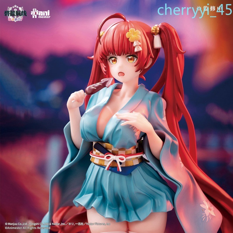 New Azur Lane Honolulu Yukata Ver.Figure Model Tabletop Decor Collectible Gift