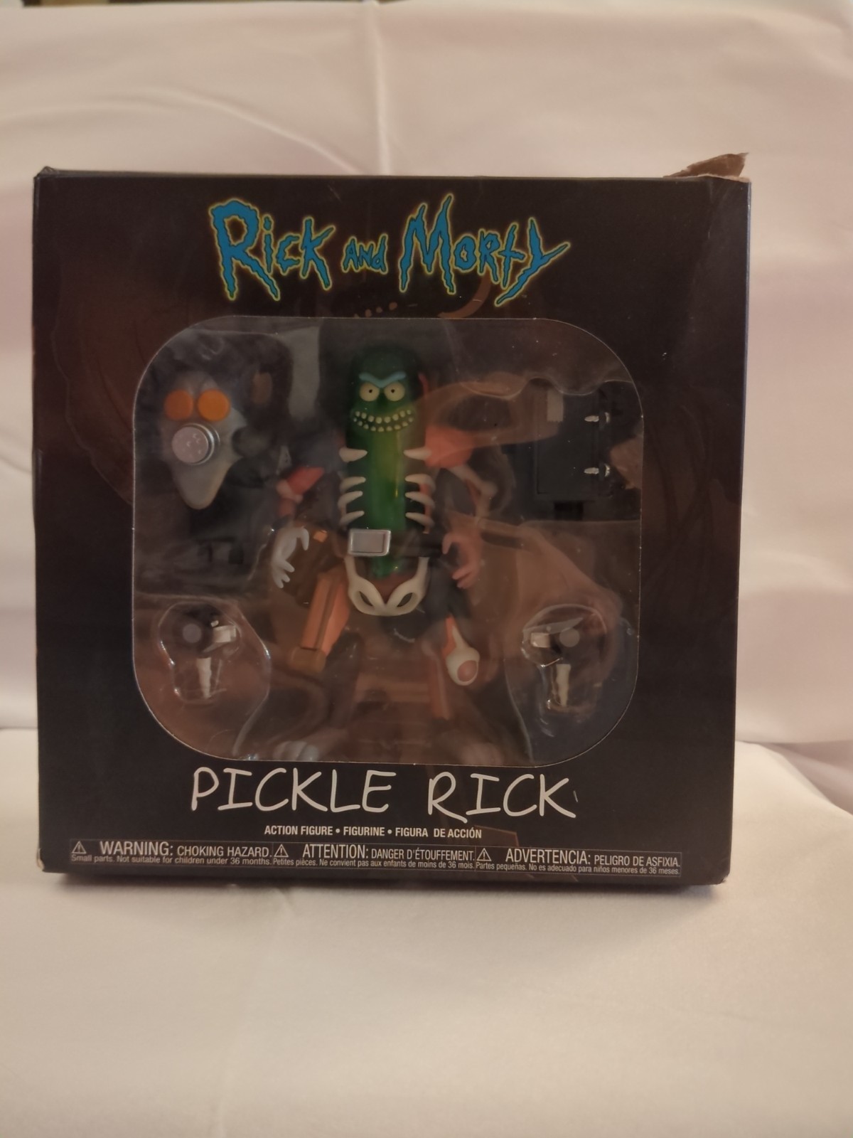 Funko Rick and Morty Pickle Rick Action Figure 2018 Adult Swim New Damaged Box