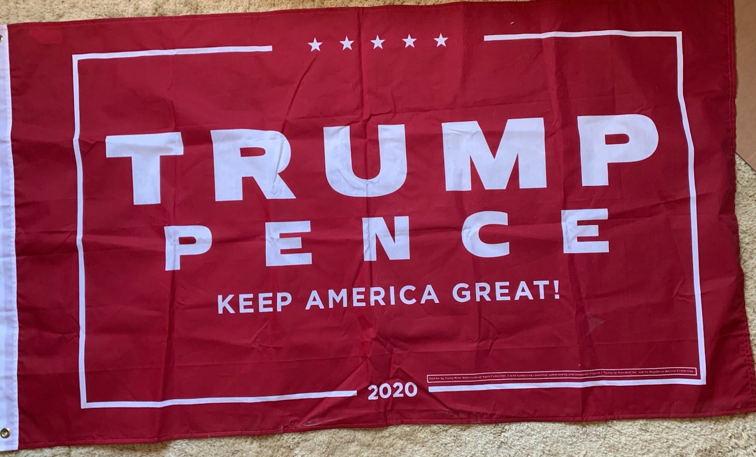 Donald Trump 2020 Keep America Great Red Campaign Flag Politics USA