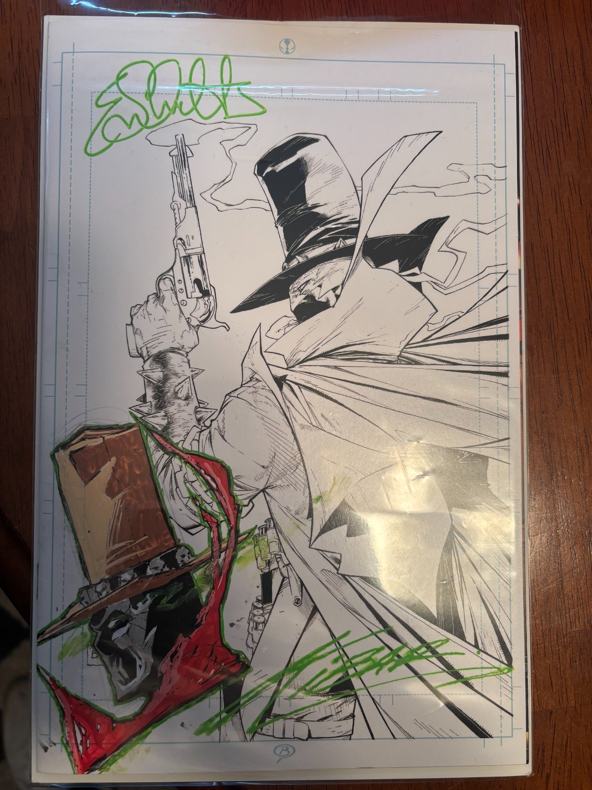  Spawn The Gun Slinger issue 56 Remark and Signature