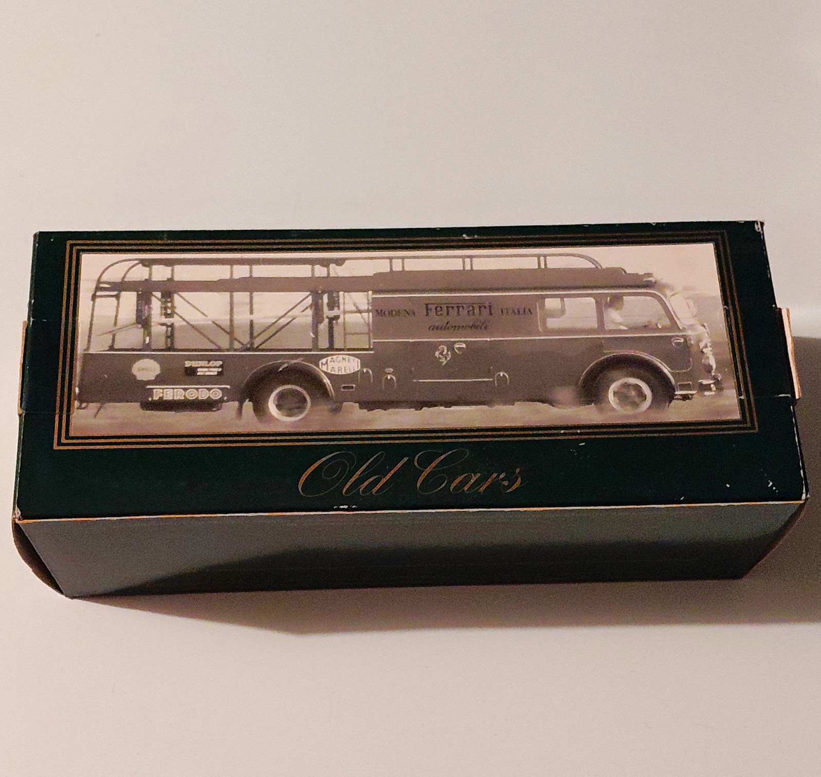 Cars di Castellani, an Italian maker, and comparable Ferrari transporters