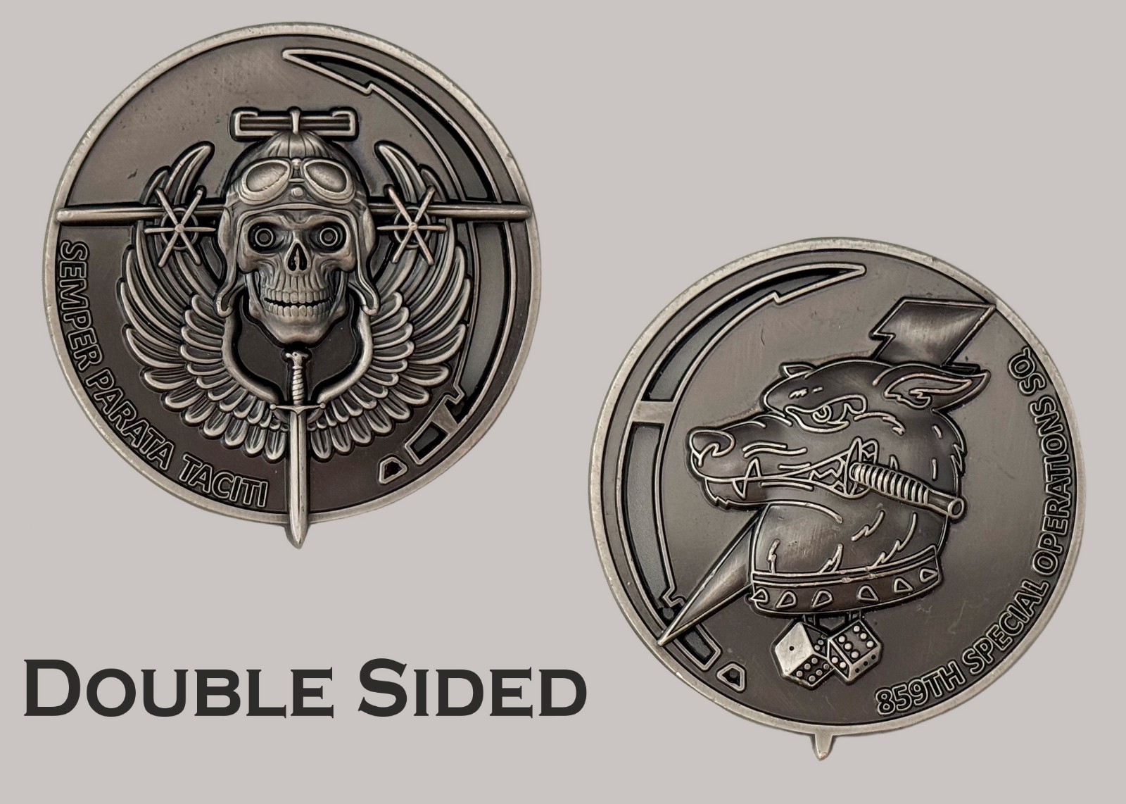 859th Special Operations Squadron Semper Parata Taciti Challenge Coin  J#31