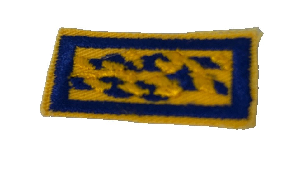 Vintage BSA Cub Scout Pack Trainer Award Square Knot Discontinued never sewn 