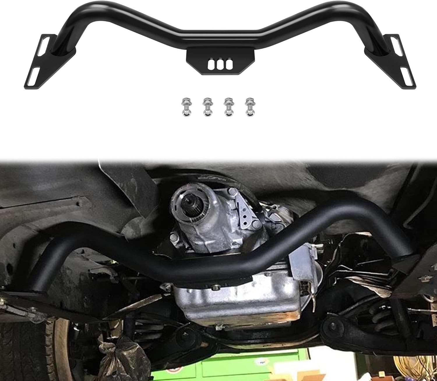 Adjustable Transmission Crossmember for Chevy GMC C10/C20 2WD 1964–1987