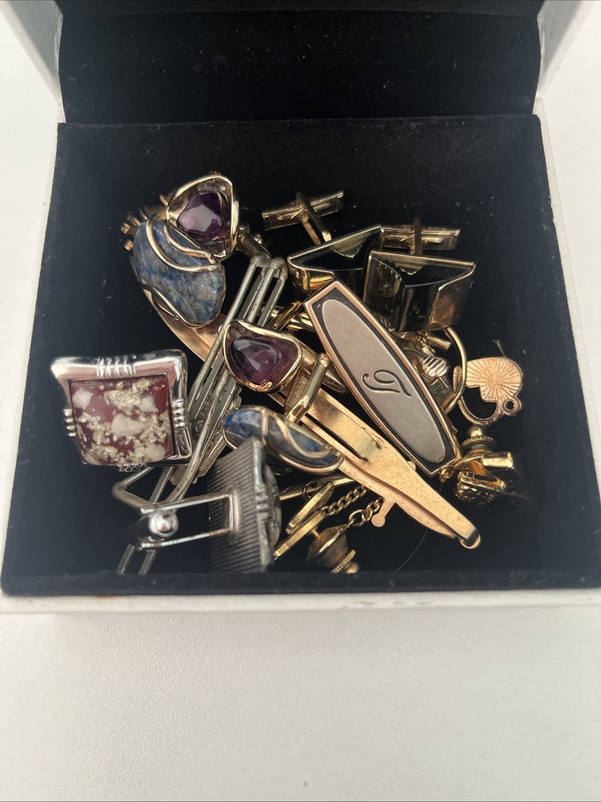 Grandpa’s Jewelry Cuff Links, Pins, Tie Pins & More
