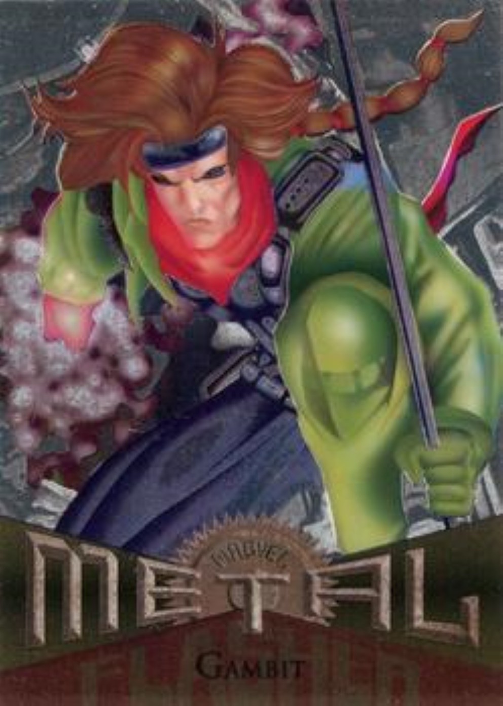 1995 Fleer Marvel Metal Silver FLASHER Parallel Trading Cards Singles - YOU Pick