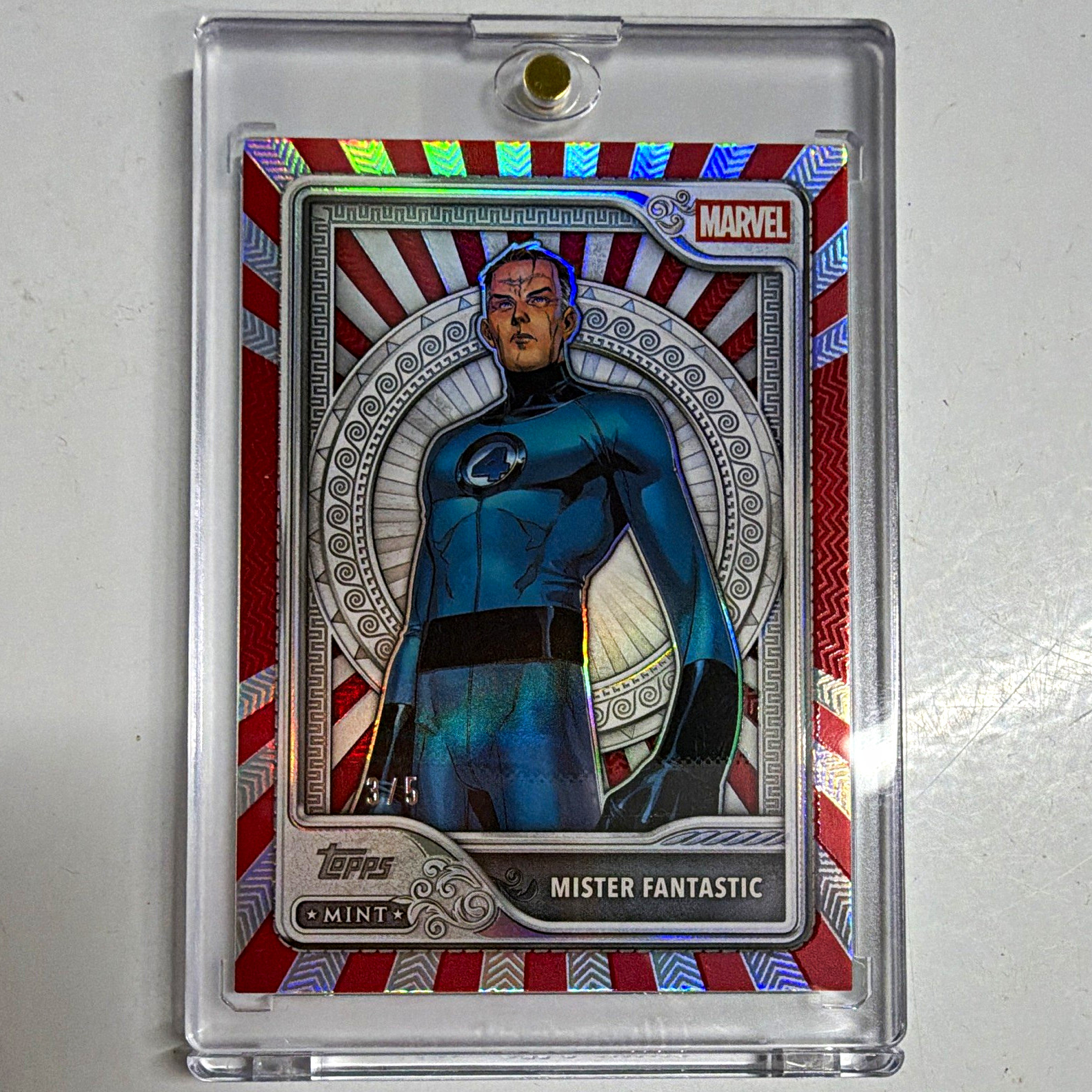 2026 Topps Mint Marvel Silver Insert #69 Mister Fantastic Serial Numbered 3/5🔥