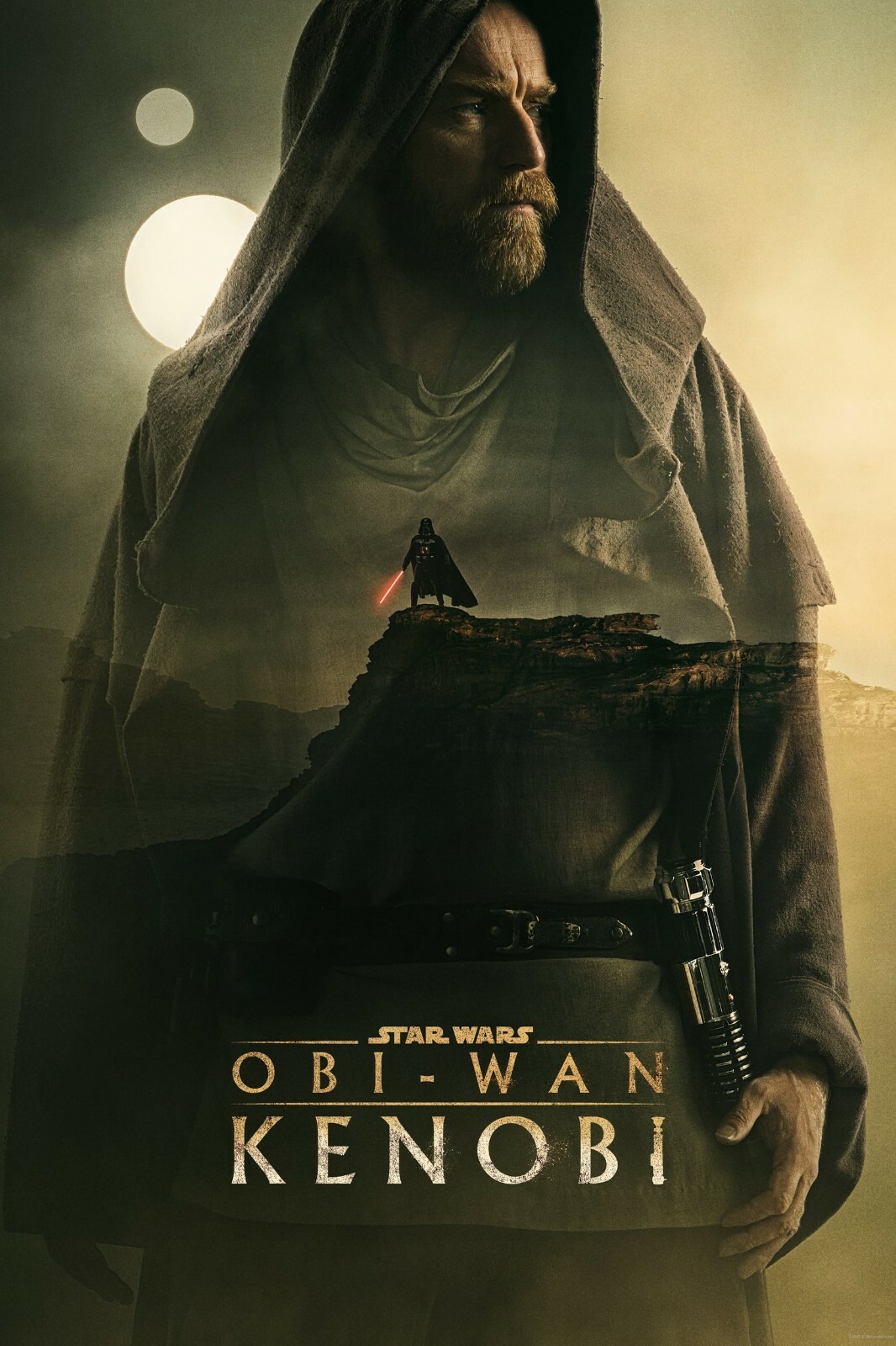 2022 Star Wars Obi-Wan Kenobi Poster 11X17 Ewan McGregor Hayden Christensen 🍿